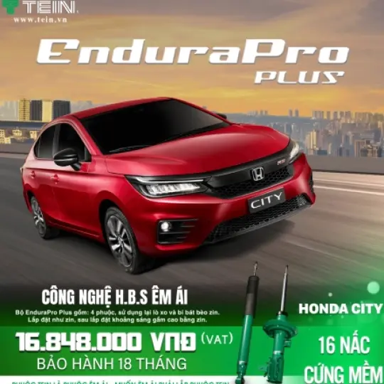PHUỘC NHÚN GIẢM XÓC HONDA CITY ENDURAPRO PLUS