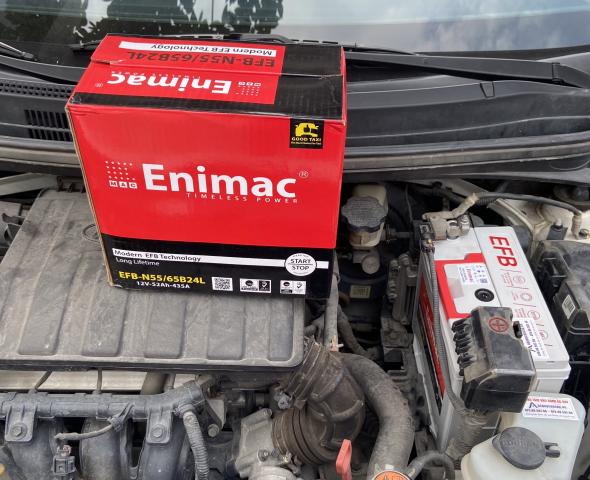 Ắc Quy Enimac Bến Tre – Chính Hãng, Tuổi Thọ Cao, Bảo Hành Dài Hạn