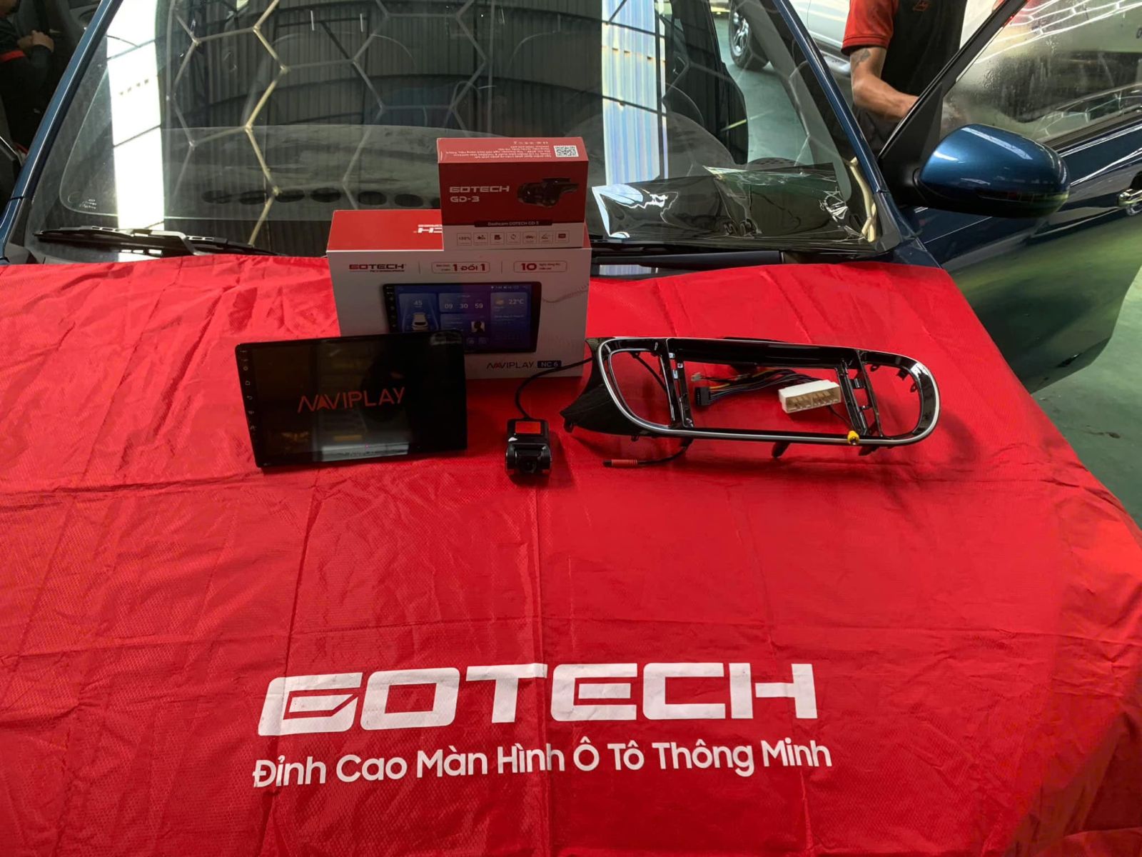 Lắp màn hình ô tô Bến Tre tại nhà chuyên nghiệp bởi Dương Auto Spa