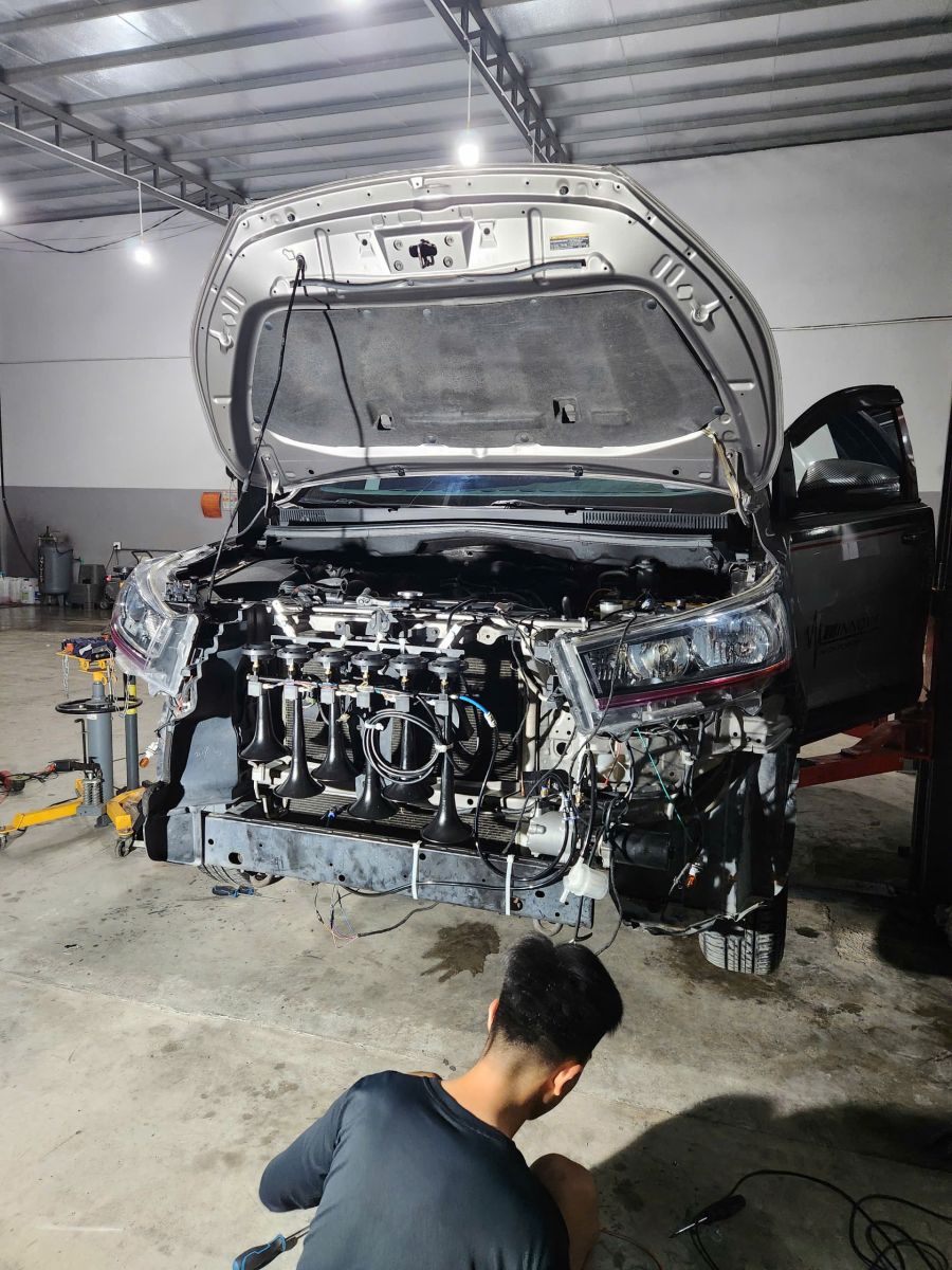 Độ kèn ô tô miền Tây chuyên nghiệp tại Dương Auto Spa