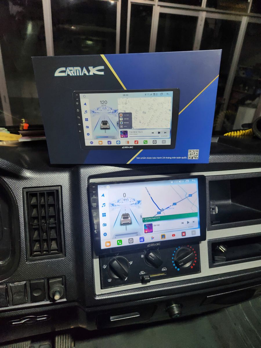 Màn Android xe tải Bến Tre chuyên nghiệp tại Dương Auto Spa